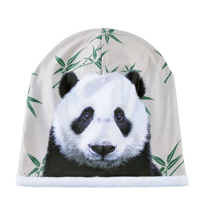 Women's Acrylic Animal Pattern Casual Wear Hip Hop Winter Cap