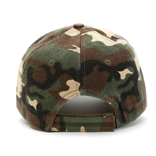 Men's Acrylic Adjustable Strap Camouflage Snapback Baseball Cap