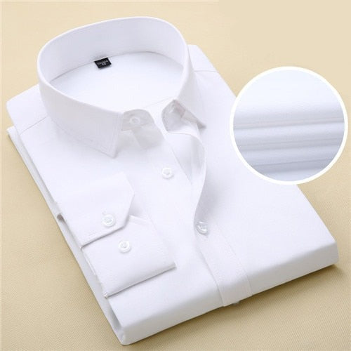 Men's 100% Polyester Turn-Down Collar Single Breasted Shirt