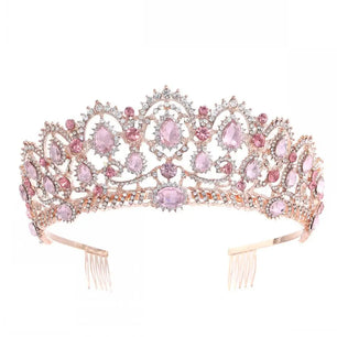 Women's Zinc Alloy Plant Pattern Tiaras Bridal Classic Crown