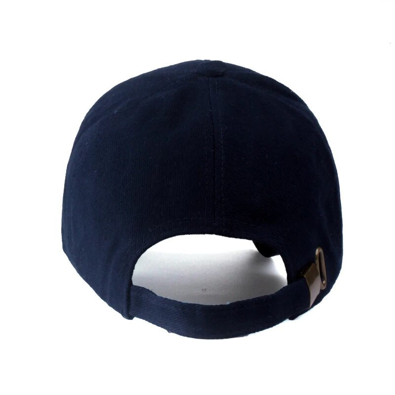 Men's Cotton Adjustable Strap Snapback Casual Baseball Denim Cap