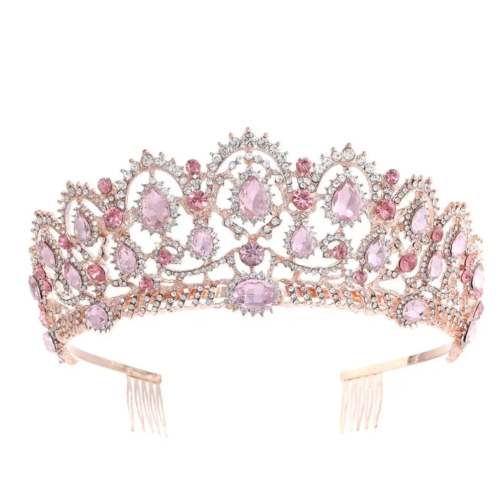 Women's Zinc Alloy Plant Pattern Tiaras Bridal Classic Crown