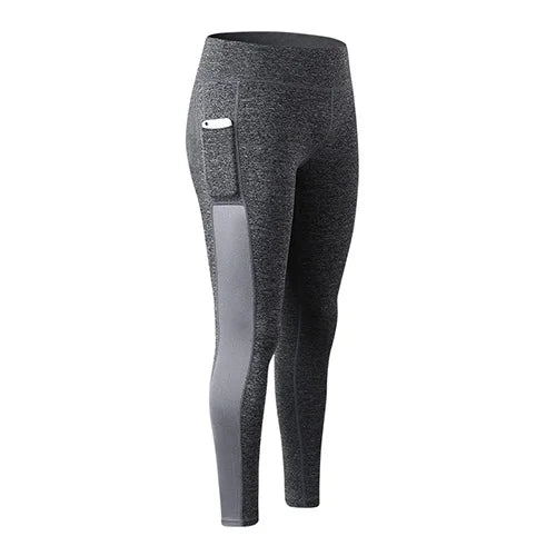 Women's Nylon Elastic Waist Sport Wear Gym Yoga Slim Leggings