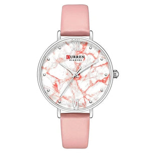 Women's Stainless Steel Round Shaped Waterproof Luxury Watch