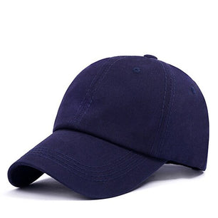 Men's Cotton Adjustable Casual Wear Snapback Plain Baseball Caps