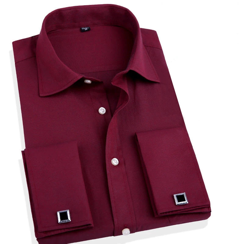 Men's Cotton Turn-Down Collar Full Sleeve Single Breasted Shirt