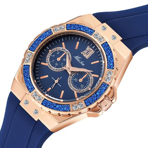 Women's Stainless Steel Round Shaped Quartz Waterproof Watch