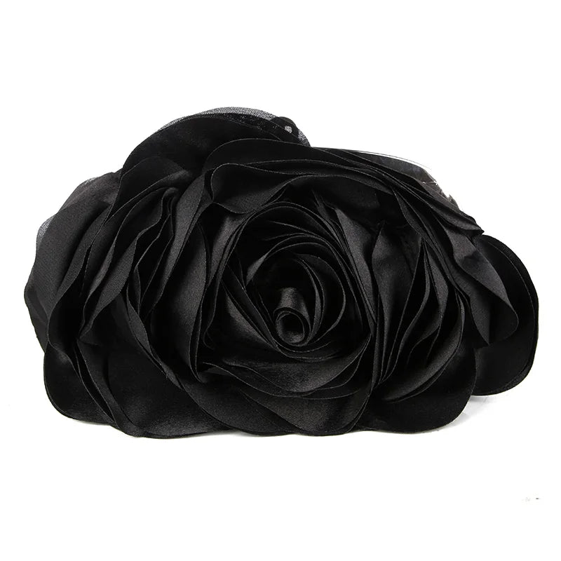 Women's Velour Hasp Closure Flower Pattern Trendy Wedding Clutch