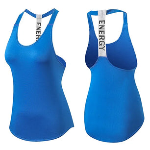 Women's Polyester O-Neck Sleeveless Breathable Fitness Workout Top