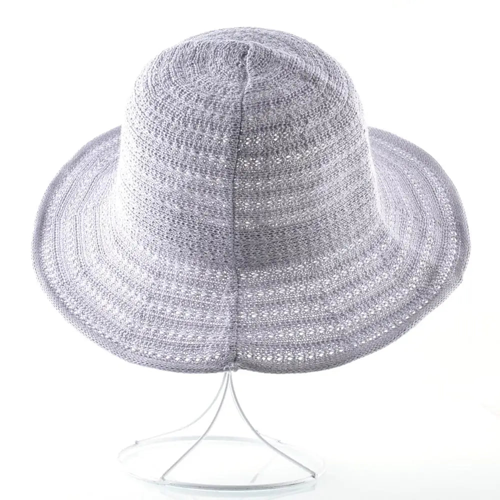 Women's Polyester Solid Pattern Sun Protection Glamorous Hat