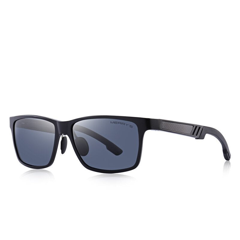 Men's Aluminum Magnesium Square Shaped UV400 Trendy Sunglasses