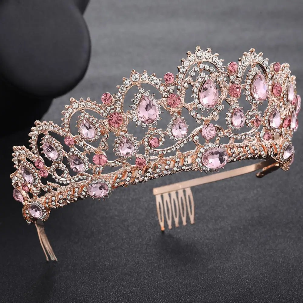 Women's Zinc Alloy Plant Pattern Tiaras Bridal Classic Crown