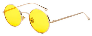 Women's Alloy Frame Polycarbonate Lens Round Shape Sunglasses