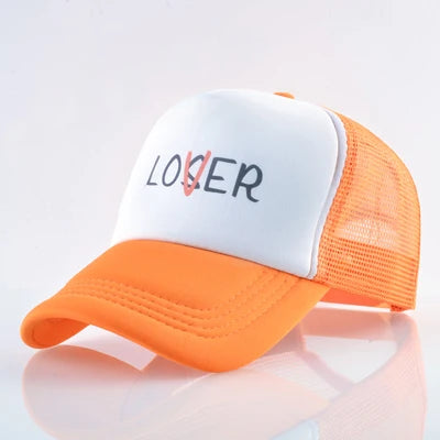 Men's Polyester Adjustable Strap Sun Protection Letter Pattern Cap