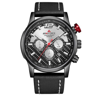 Men's Alloy Buckle Clasp Round Shaped Luxury Quartz Wrist Watches