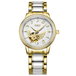 Women's Automatic Stainless Steel Round Shaped Luxury Watch