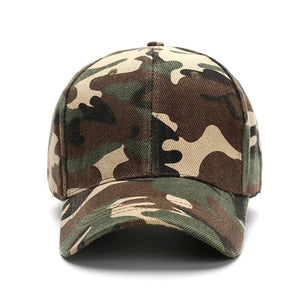 Men's Acrylic Adjustable Strap Camouflage Snapback Baseball Cap