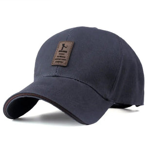 Men's Cotton Adjustable Strap Snapback Casual Baseball Denim Cap