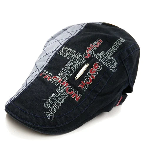 Men's Cotton Adjustable Strap Letter Pattern Casual Winter Hat