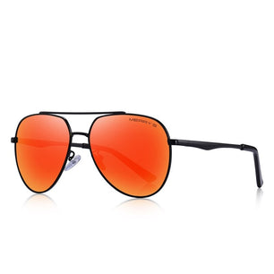 Men's Alloy Frame Oval Shaped Polarized UV400 Classic Sunglasses