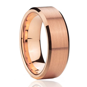 Men's Metal  Stainless Steel Round Shaped Wedding Anniversary Ring