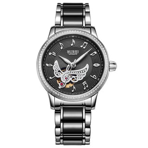 Women's Automatic Stainless Steel Round Shaped Luxury Watch