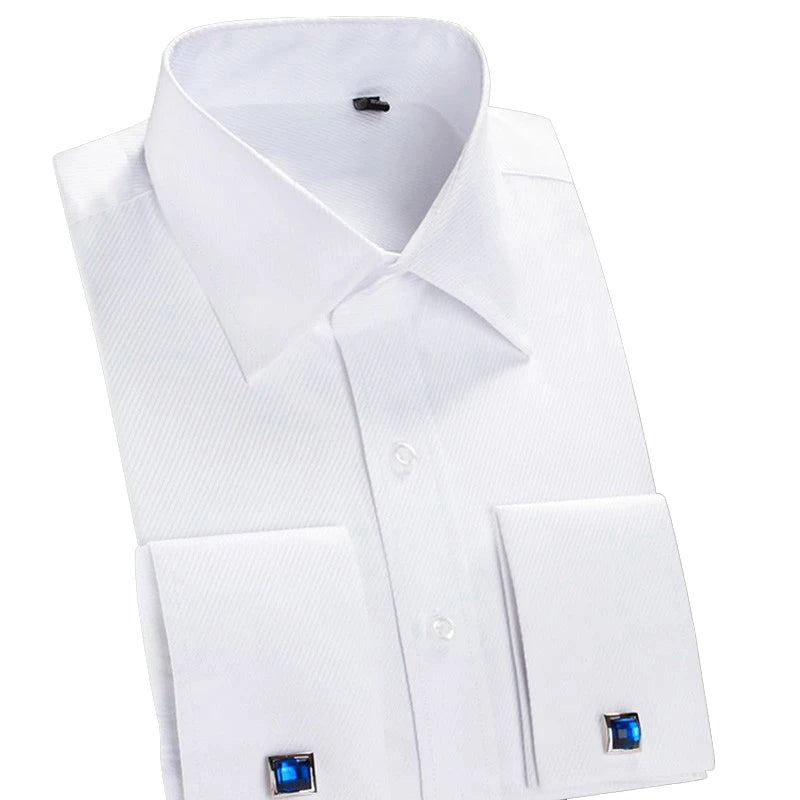 Men's Cotton Turn-Down Collar Full Sleeve Single Breasted Shirt