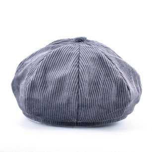 Men's Polyester Adjustable Strap Casual Wear Solid Octagonal Cap