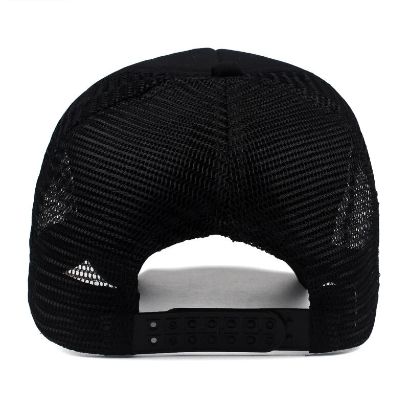 Men's Cotton Adjustable Strap Solid Pattern Snapback Baseball Cap