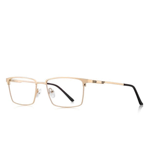 Men's Alloy Frame Full-Rim Square Shaped Trendy Optical Glasses