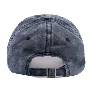 Men's 100% Cotton Adjustable Strap Hip Hop Casual Baseball Cap