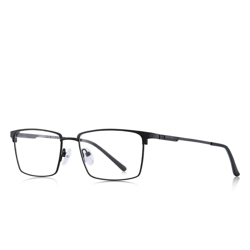 Men's Alloy Frame Full-Rim Square Shaped Trendy Optical Glasses