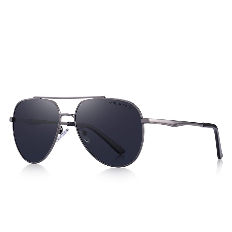 Men's Alloy Frame Oval Shaped Polarized UV400 Classic Sunglasses