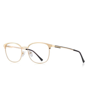 Men's Alloy Frame Full-Rim Square Shaped Optical Prescription Glasses