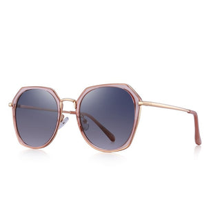 Women's Acetate Frame Polarized Square Shaped UV400 Sunglasses