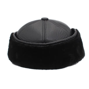 Men's Faux Leather Adjustable Casual Wear Snapback Baseball Caps