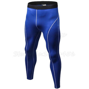 Men's Polyester Quick Dry Compression Running Sports Leggings