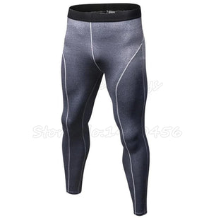 Men's Polyester Quick Dry Compression Running Sports Leggings