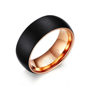 Men's Metal Tungsten Geometric Pattern Trendy Wedding Ring