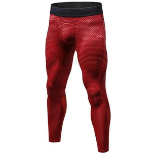 Men's Polyester Quick Dry Compression Running Sports Leggings