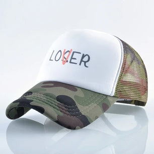 Men's Polyester Adjustable Strap Sun Protection Letter Pattern Cap