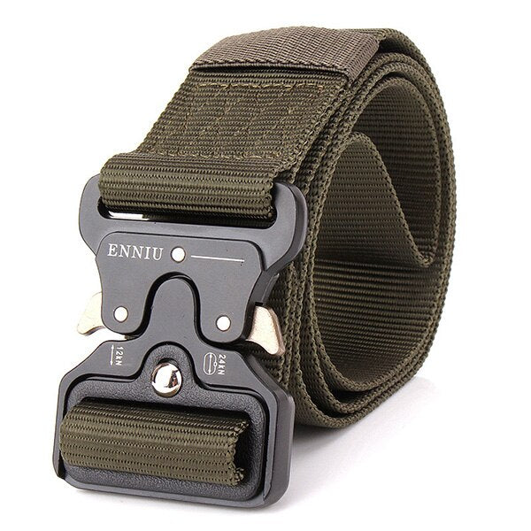 Men's Canvas Multifunctional Buckle Closure Camouflage Belts