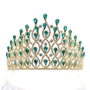 Women's Zinc Alloy Plant Pattern Tiaras Bridal Classic Crown