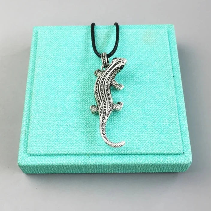 Men's 100% 925 Sterling Silver Animal Pattern Elegant Necklace