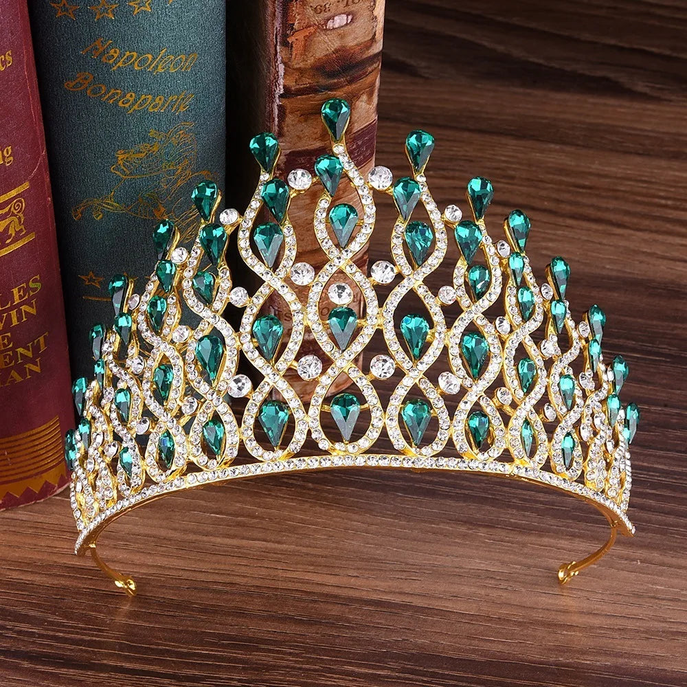 Women's Zinc Alloy Plant Pattern Tiaras Bridal Classic Crown