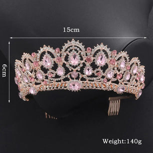 Women's Zinc Alloy Plant Pattern Tiaras Bridal Classic Crown