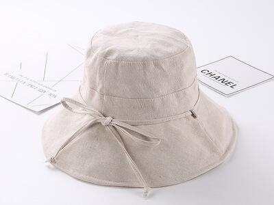 Women's Polyester Solid Pattern Anti-UV Casual Wear Bucket Hats