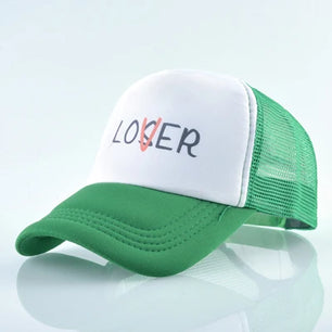 Men's Polyester Adjustable Strap Sun Protection Letter Pattern Cap