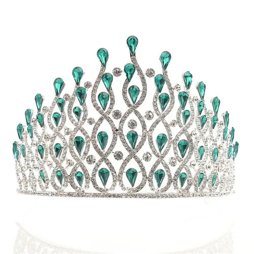 Women's Zinc Alloy Plant Pattern Tiaras Bridal Classic Crown