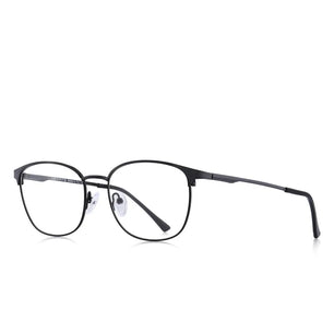 Men's Alloy Frame Full-Rim Square Shaped Optical Prescription Glasses